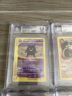 11 Pokemon Graded Card Lot By BGS Charizard Gengar Lugia Vintage Base Set Neo - Image 2