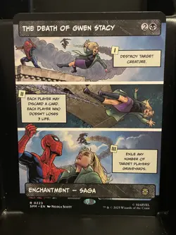 The Death of Gwen Stacy #223 SHOWCASE NM/M MTG Spiderman Magic Card - Image 1