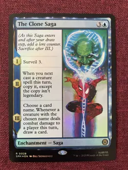 The Clone Saga #28 FOIL NM/M MTG Spiderman Magic Card - Image 1