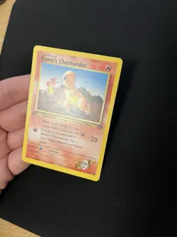Blaine’s Charmander 60/132 1st Edition LP Pokemon Cards WOTC Gym Challenge - Image 3