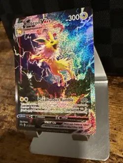 Pokemon Jolteon VMAX SWSH184 Black Star Promo Alt Art Full Art Card LP TCG - Image 4