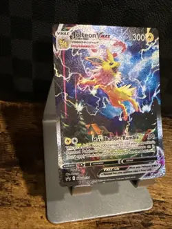Pokemon Jolteon VMAX SWSH184 Black Star Promo Alt Art Full Art Card LP TCG - Image 5