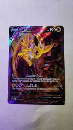 Pokemon Sword & Shield Promo Card - Jolteon V Holo SWSH183 Vmax Collection box - Image 1