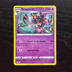 Dragapult 130/264 Pokemon Fusion Strike Sword & Shield Holo Rare Card NM - Image 1