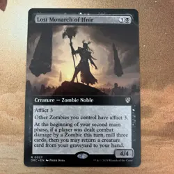 MTG Lost Monarch Of Ifnir Extended Art Regular # 27 NM - Image 1