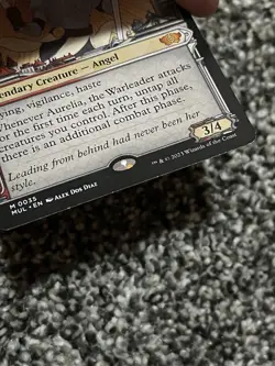 Aurelia The War leader March Of The Machines Mythic Special Art Lightly Played - Image 5