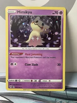 2020 Mimikyu 81/189 - Cosmos Holo Rare - Darkness Ablaze - NM Pokemon TCG - Image 1