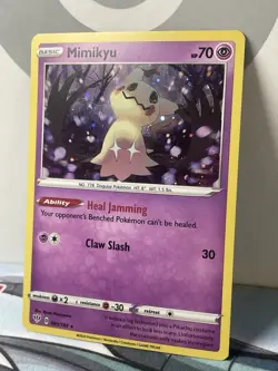 2020 Mimikyu 81/189 - Cosmos Holo Rare - Darkness Ablaze - NM Pokemon TCG - Image 3