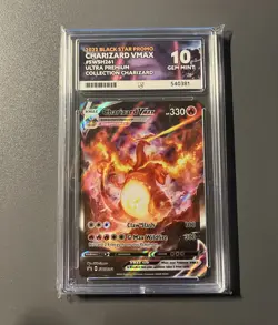 Pokemon Charizard VMAX UPC Promo SWSH261 ACE 10 GEM MINT - Image 1