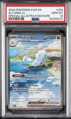 2023 POKEMON PAR EN-PARADOX RIFT SPECIAL ILLUSTRATION RARE ALTARIA EX PSA 10 - Image 1