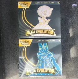 2x Pokemon Mega Evolutions Elite Trainer Box ETB Set Lucario Gardevoir Sealed - Image 1