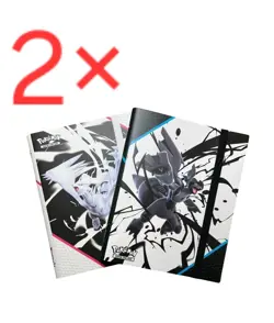4× Pokemon Black Bolt & White Flare Binder ONLY Set - *2 of Each No Packs - Image 1