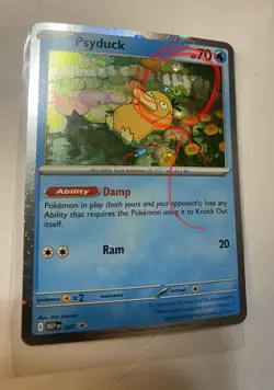 🌀DOUBLE SWIRL Psyduck 007 Mega Evolution Pokemon Blister Promo Pokemon TCG 🌀 - Image 2