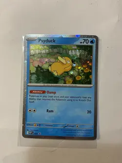 🌀DOUBLE SWIRL Psyduck 007 Mega Evolution Pokemon Blister Promo Pokemon TCG 🌀 - Image 4
