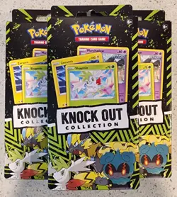 2023 Pokemon Knock Out Collection Box-Zeraora, Shaymin, Marshadow (Lot of 3) - Image 1