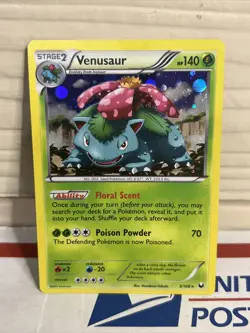 LP Venusaur - 3/108 - Promotional Cosmos Holo XY Blisters Exclusive Pokemon (H65 - Image 1