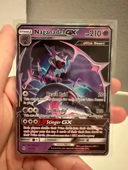 1x Naganadel GX 56/131 Forbidden Light Rare Pokemon TCG Holo NM 1224#149-151 - Image 5