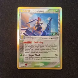 Beedrill Reverse Holo Stamped EX Delta Species 1/113 Pokemon TCG - NM - Image 1