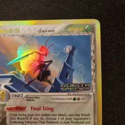 Beedrill Reverse Holo Stamped EX Delta Species 1/113 Pokemon TCG - NM - Image 4