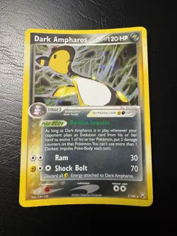 Pokemon Dark Ampharos 2/109 Reverse Holo Rare Team Rocket Returns NM - Image 1