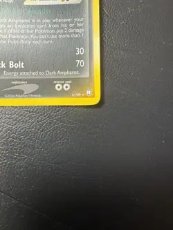 Pokemon Dark Ampharos 2/109 Reverse Holo Rare Team Rocket Returns NM - Image 3
