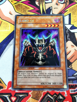 Lord of D. bpt-004 Ltd Ed (MP) Secret Rare Yu-Gi-Oh! - Image 1