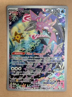 Pokemon TCG Veluza Paradox Rift 192/182 Holo Illustration Rare Card NM Condition - Image 1