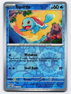 Squirtle [007/165] SV: 151 Reverse Holo [Pokemon Card English] - Image 1