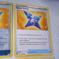 Pokemon Quad Stone 4x Playset Trainer Card 163/195 Silver Tempest - Image 3