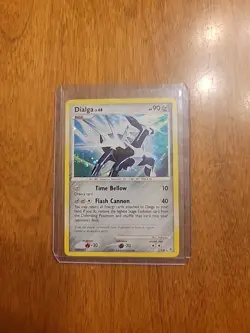 Pokemon TCG Dialga Diamond & Pearl Holo Rare Card 1/130 2007 - Image 1