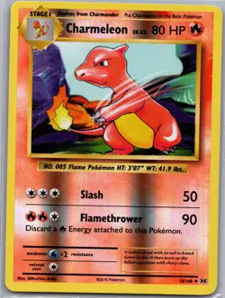 Charmeleon 10/108 Reverse Holo XY - Evolutions - Pokemon Card - NM - Image 1