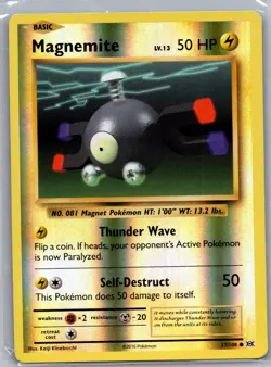 Magnemite 37/108 Reverse Holo XY - Evolutions - Pokemon Card - NM - Image 1