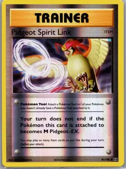 Pidgeot Spirit Link 81/108 Reverse Holo XY - Evolutions - Pokemon Card - NM - Image 1