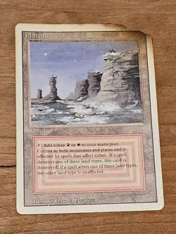 MTG Revised Plateau Dual Land Magic the Gathering Rare #3 - Image 1