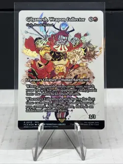 MTG Final Fantasy Gilgamesh, Weapon Collector Showcase Foil NM #0013 - Image 1