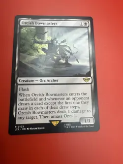 MTG Orcish Bowmasters 0103 Universes Beyond: LOTR Tales of Middle-Earth NM - Image 3