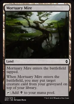 Mortuary Mire - Light Play MTG Battle for Zendikar - Image 1