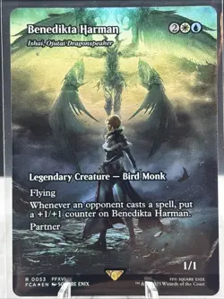 Benedikta Harman Ishai, Ojutai Dragonspeaker Foil Showcase - Final Fantasy MTG - Image 4