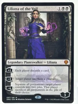 MTG Liliana of the Veil Dominaria United Regular Card 097 - Image 3