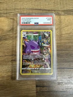 2022 POKEMON SWORD & SHIELD LOST ORIGIN #TG06 FULL ART/GENGAR PSA 9 - Image 1