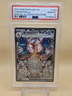 Pokemon Charizard ex Obsidian Flames Special Illustration Rare #223 PSA 10 - Image 1