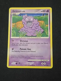 Grimer 75/127 Platinum Regular Pokemon TCG Light Played Condition - Image 1