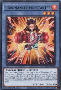 Yugioh - Libromancer Firestarter - Common - MP23-EN046 - NM - English - Image 1