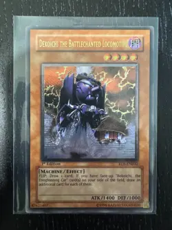 Yugioh Dekoichi the Battlechanted Locomotive RDS-EN032 Ultimate Rare 1st Ed LP - Image 1