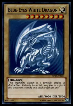 Blue-Eyes White Dragon DPKB-EN001 Super Rare YuGiOh Near Mint - Image 1