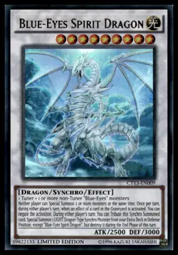 Blue-Eyes Spirit Dragon CT13-EN009 Limited Edition SR YuGiOh NM - Image 1