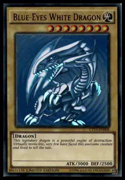 Blue-Eyes White Dragon CT13-EN008 Limited Edition Ultra Rare YuGiOh NM - Image 1