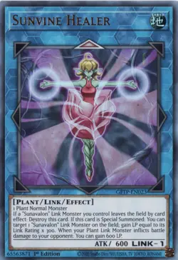Yugioh - Sunvine Healer - Ultra Rare - GFTP-EN023 - NM - English - Image 1