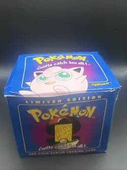 Jigglypuff Pokemon 23K Gold Plated Trading Card 1999 Burger King Limited Edition - Image 2