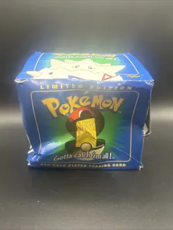 Pokemon 23k Gold Plated Togepi Trading Card 1999 Burger King Pokeball SEALED - Image 2